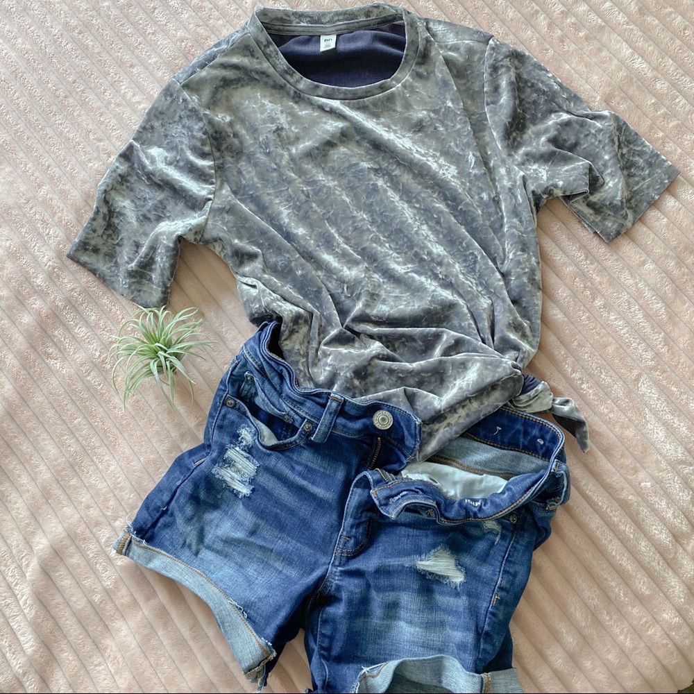 BP velvet tee tshirt top